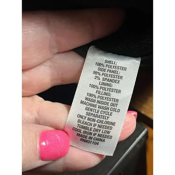 Kim Rogers Size Large Quilted Plaid Zip Vest w Snap Pockets Preppy Cozy - Picture 9 of 11